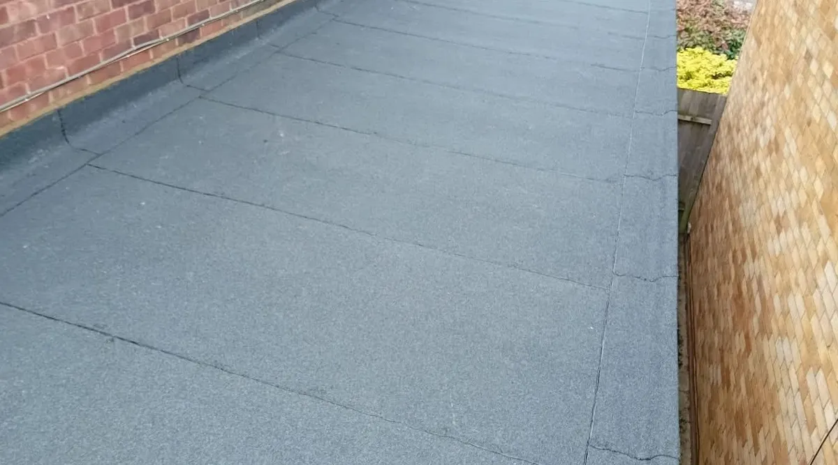 Flat roof refurbishment: after